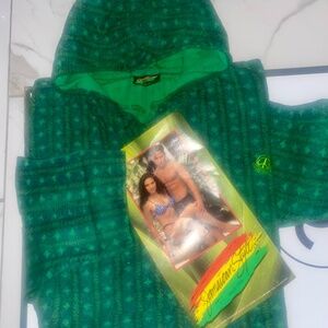 Jamaican Style 1990 Vintage Hoody Top SzXL